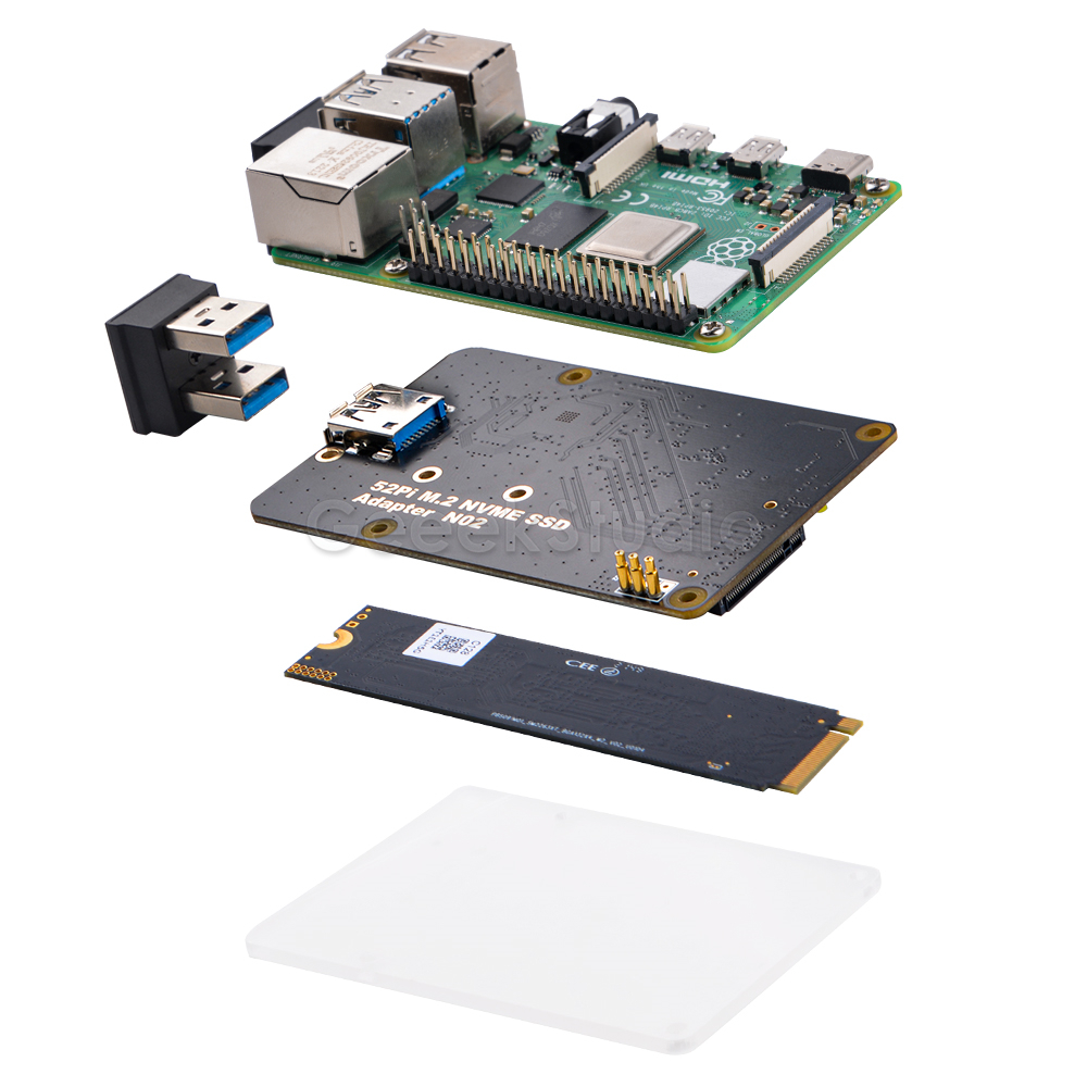 M.2 NVME SSD Extension Adapter - Pi 4 Case 评论和价格