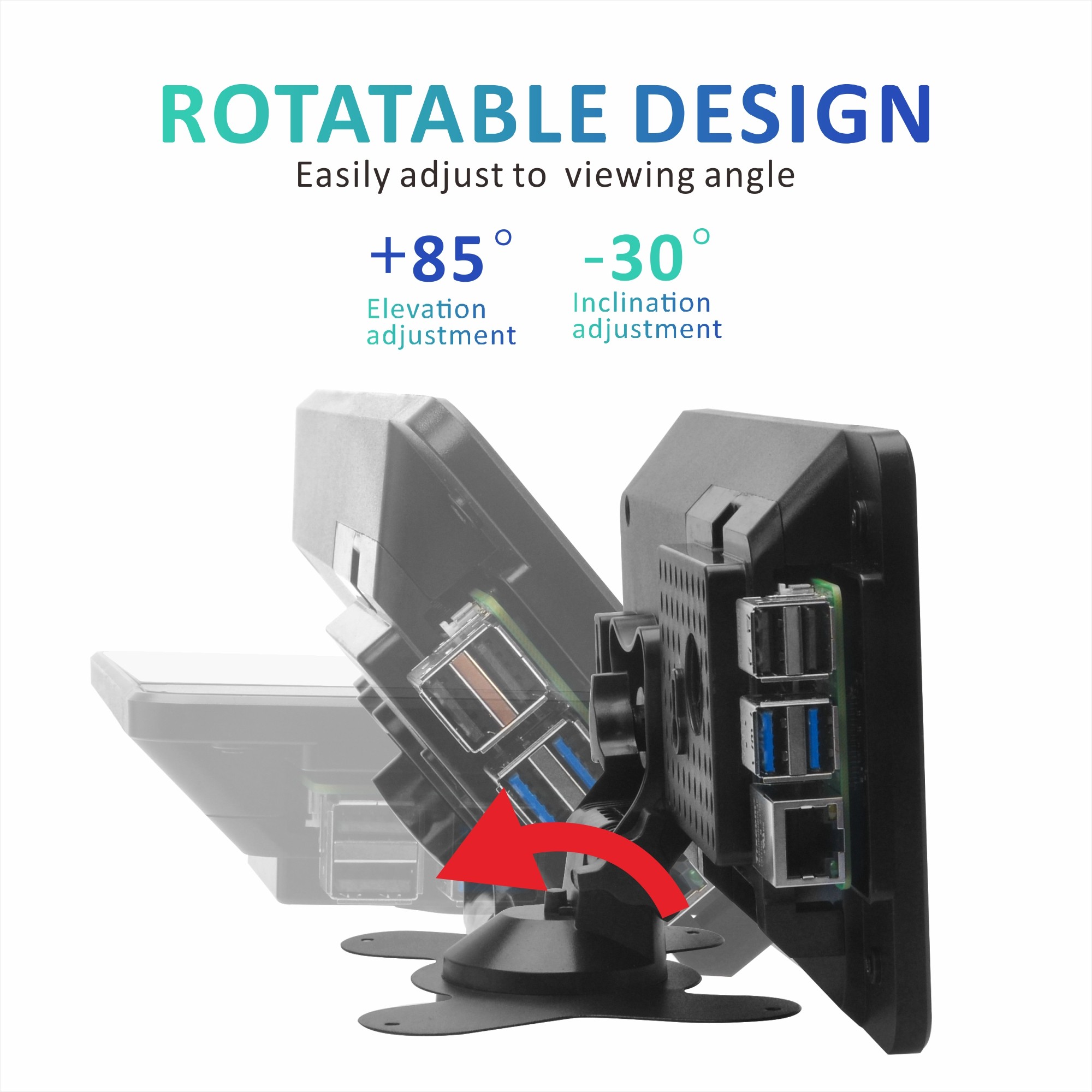 OSOYOO PiStudio Case with 7-in - Pi 4 Case 评论和价格