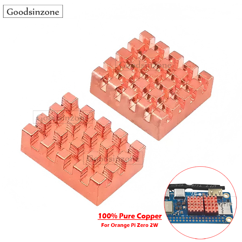 2Pcs Orange Pi Zero 2W Copper  - Pi Cooler 评论和价格