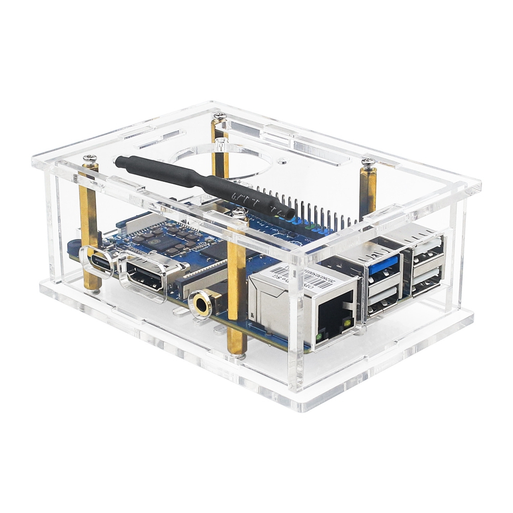 B27B Cooling Fan& Acrylic Prot - Pi 4 Case 评论和价格